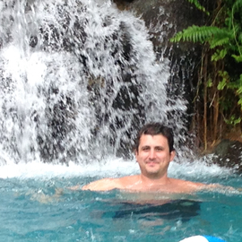 Evan Lausier swimming